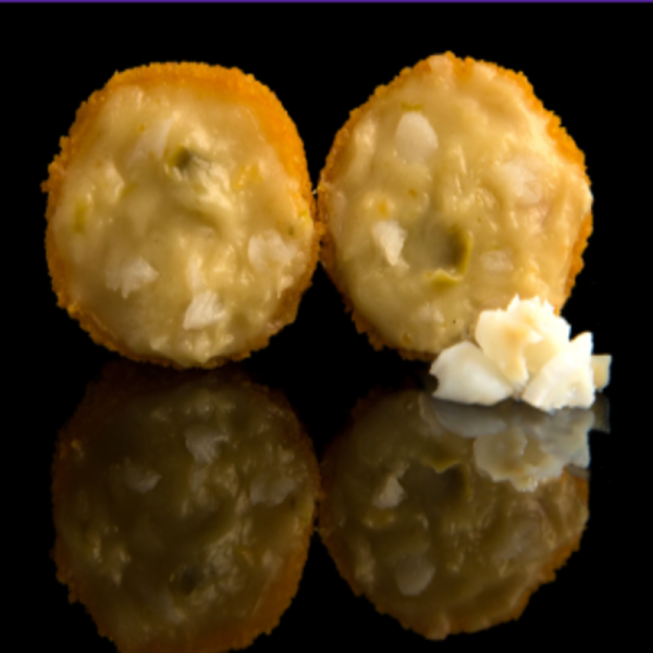 Croqueta de bacallà a la Donostiarra
